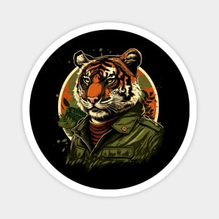 tiger sheriff Magnet